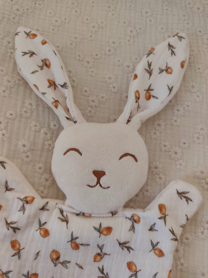 Grand doudou lapin CITRON