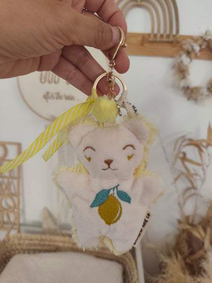 GRI-GRI porte clé ours CITRON
