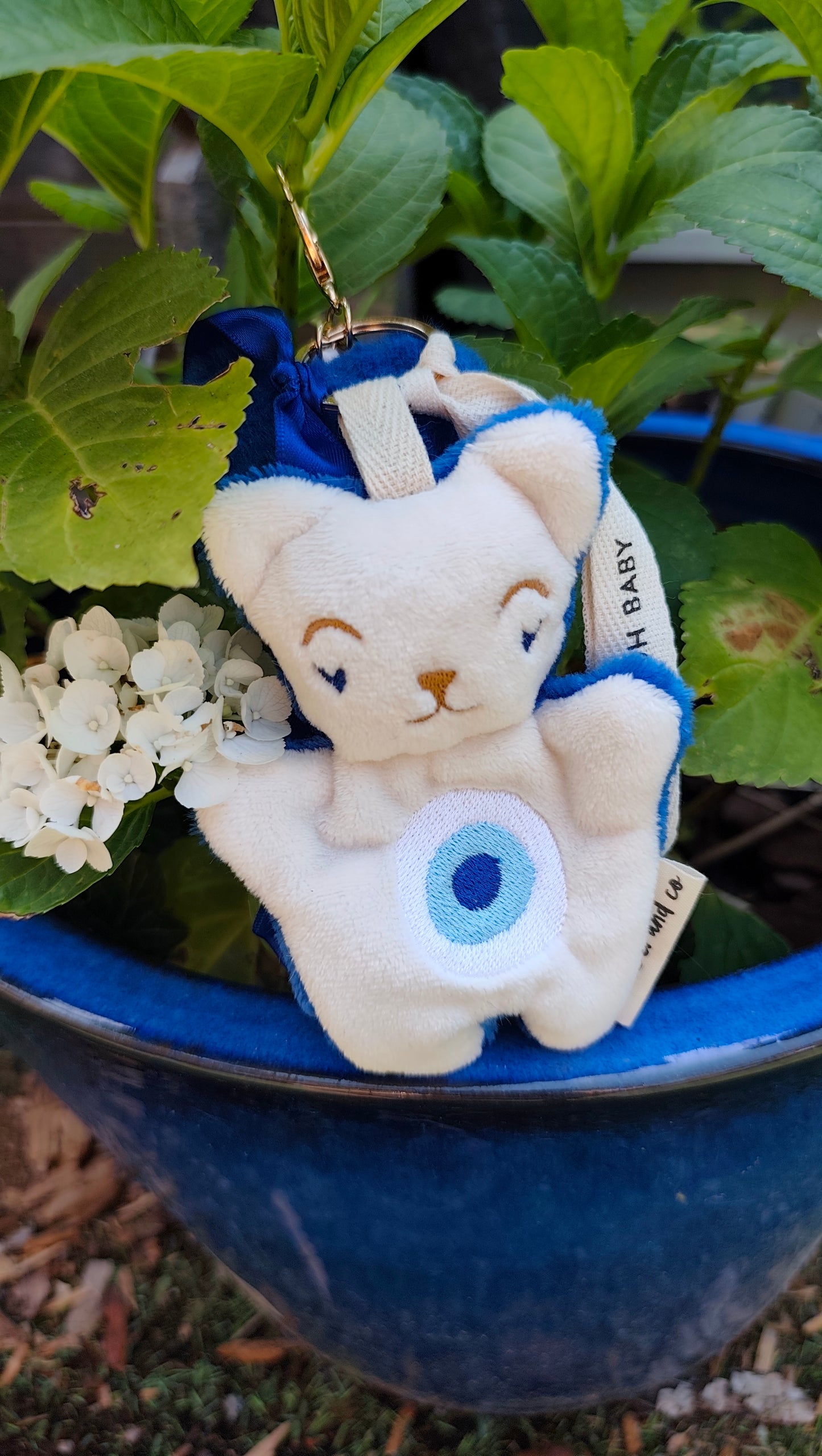 GRI-GRI porte clé chat OEIL NAZAR