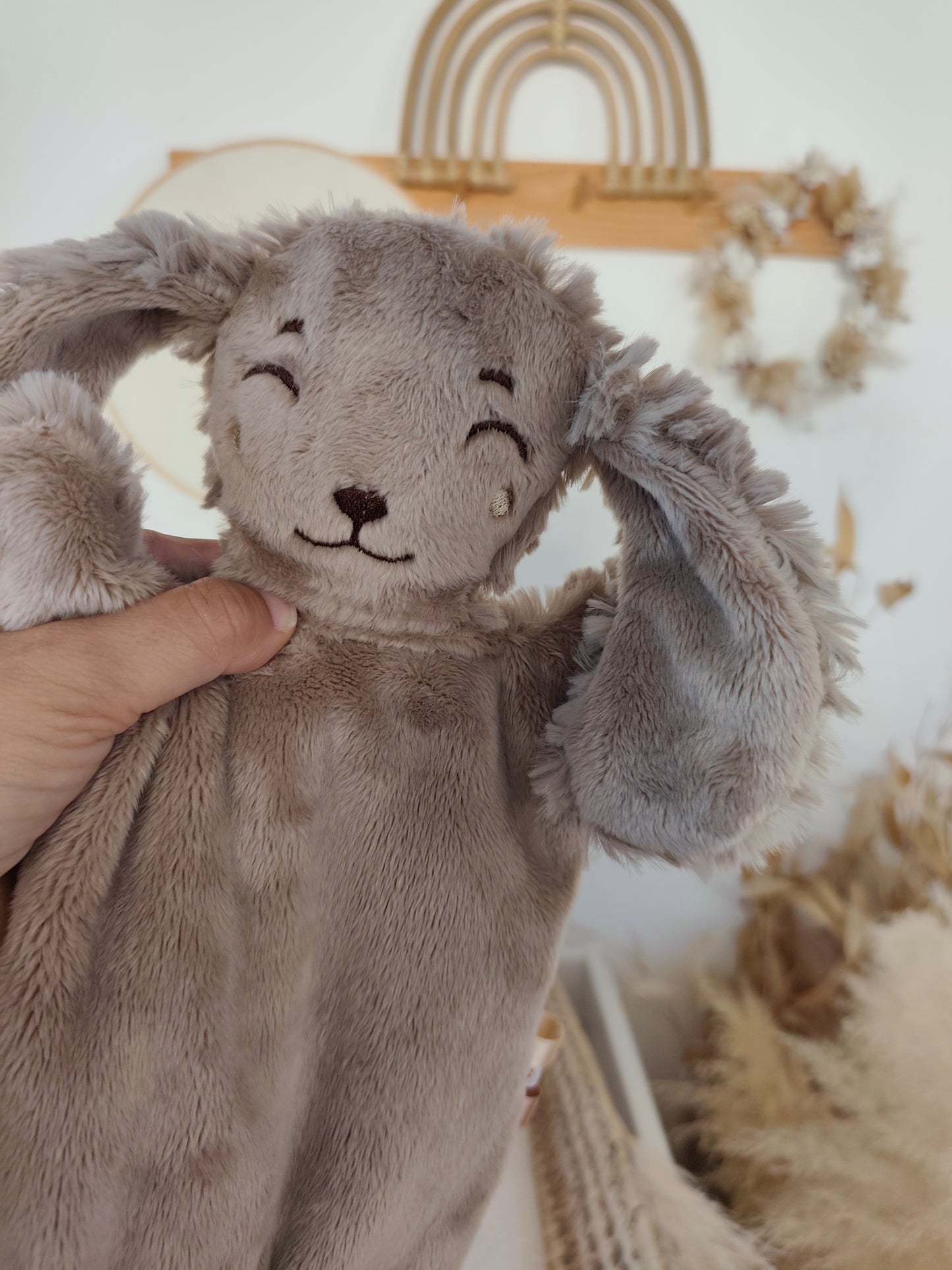Doudou CHIOT marron fourrure