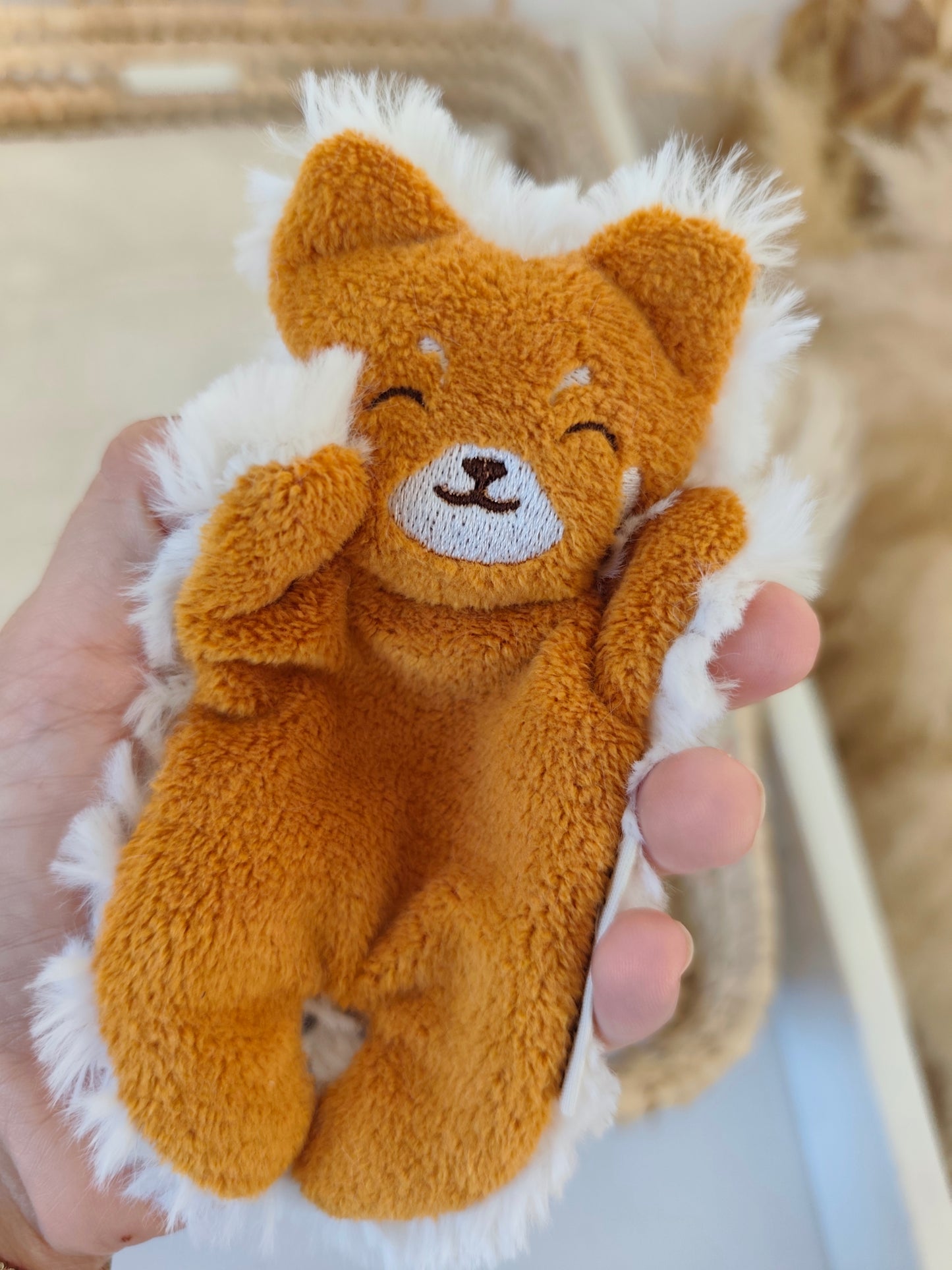 Doudou RECONFORT panda roux