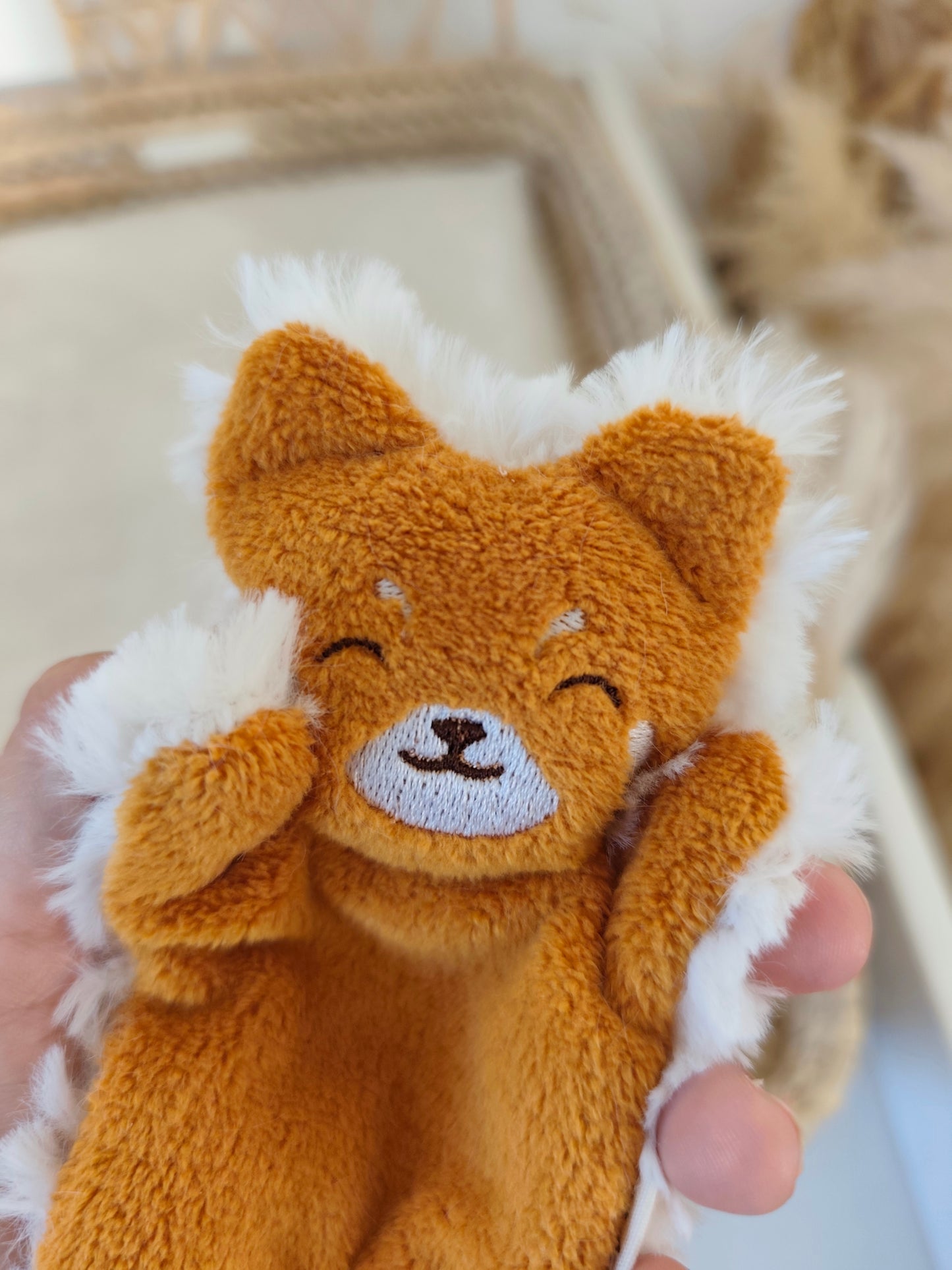 Doudou RECONFORT panda roux
