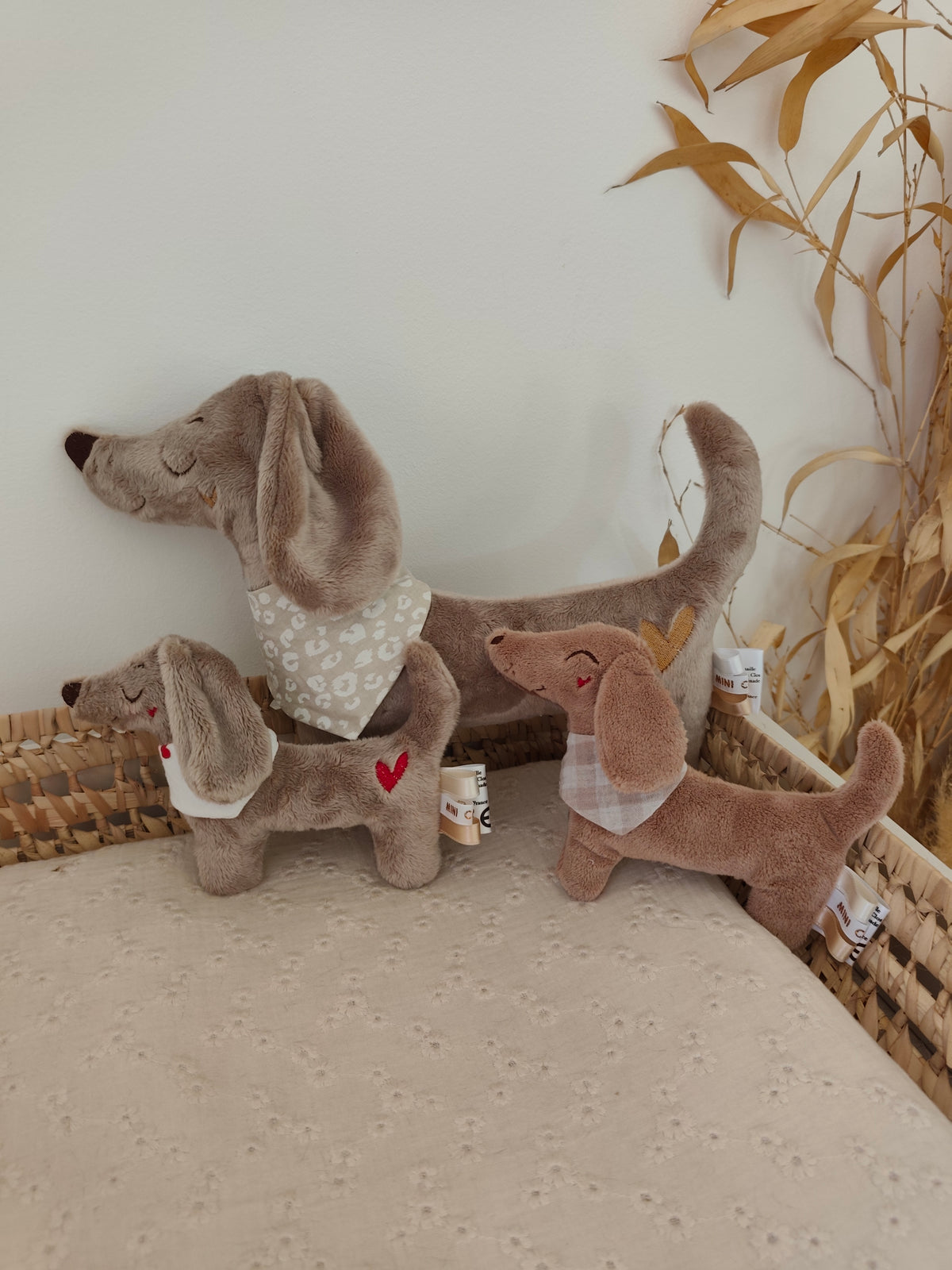 Peluche TECKEL (grand modèle) polaire