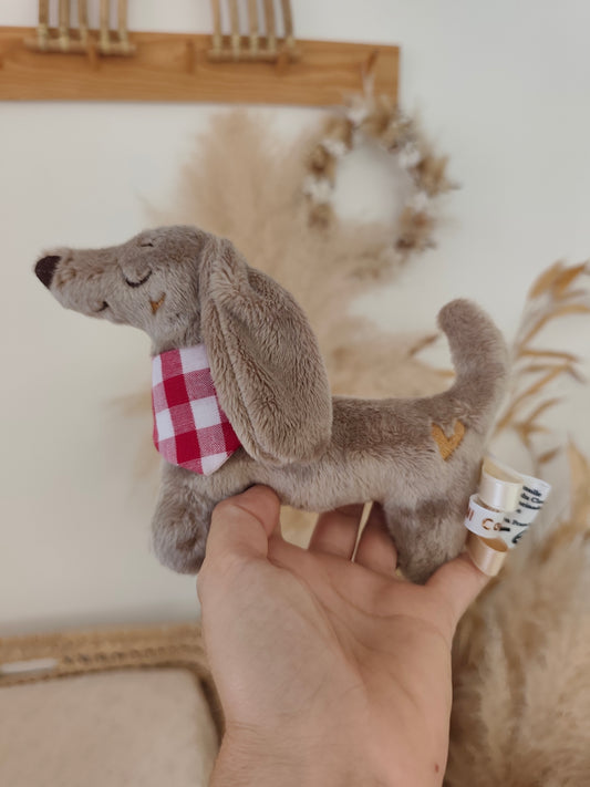 Peluche TECKEL (petit modèle) polaire