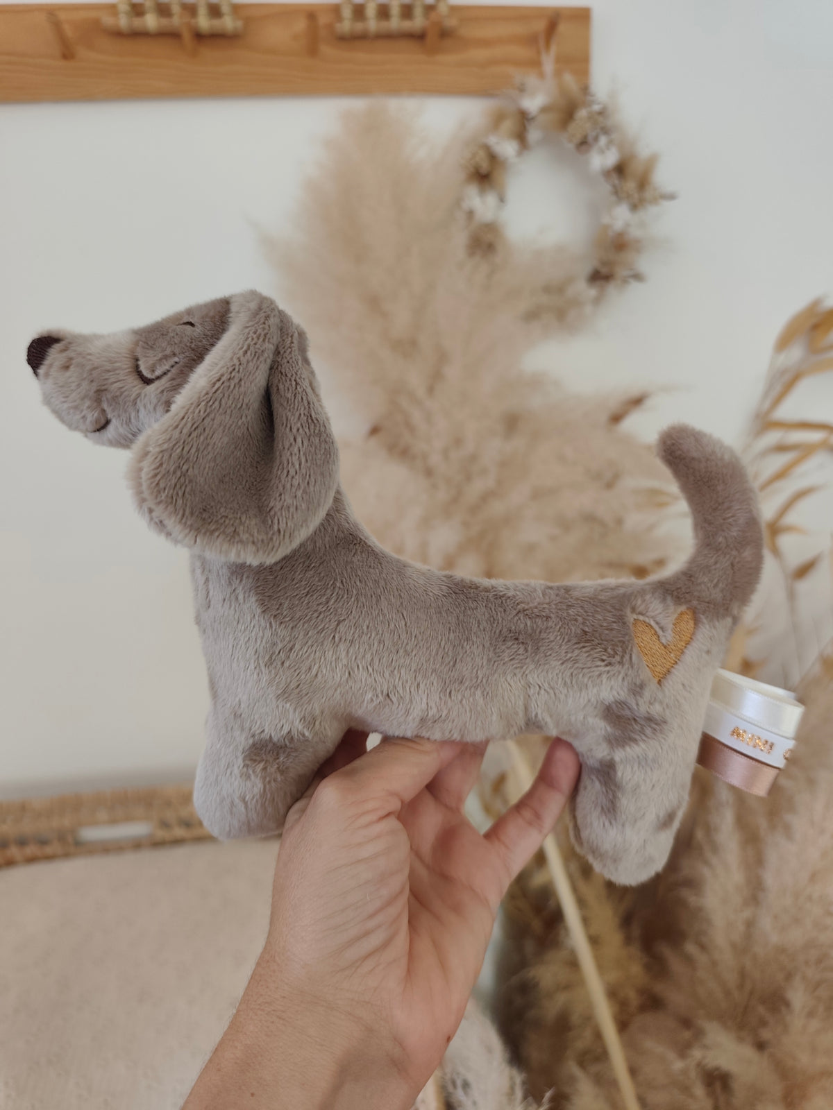 Peluche TECKEL (moyen modèle) polaire