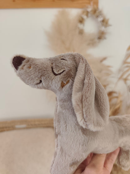 Peluche TECKEL (moyen modèle) polaire