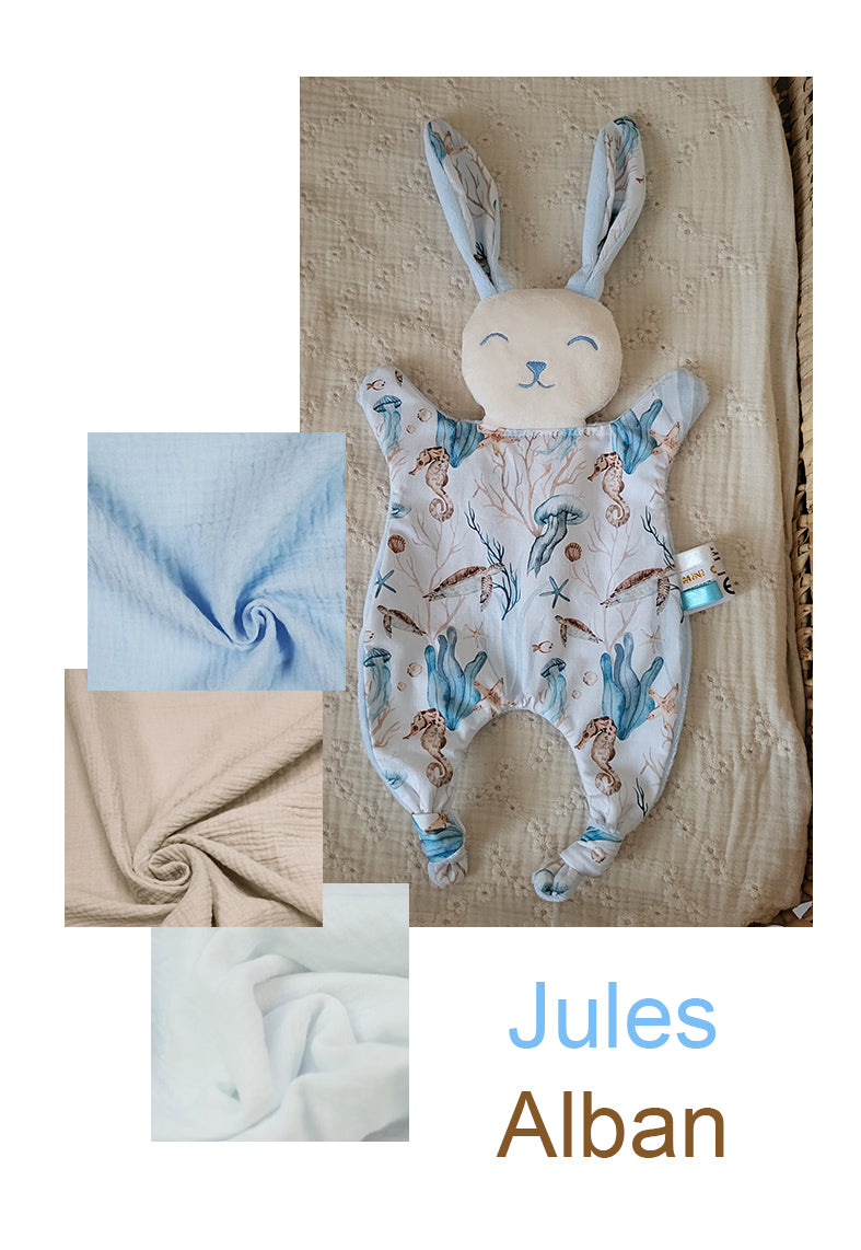 Grand doudou lapin MER