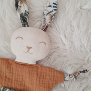 Doudou poche LEOPARD EUCALYPTUS