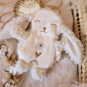 Attache doudou plat LAPIN summer