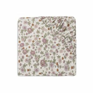 RESERVE ESTHER & GUILLAUME / Drap housse 60×120 cm Jersey Retro Flowers