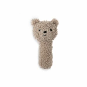 RESERVE ESTHER & GUILLAUME / Hochet ours bouclette Teddy Bear biscuit