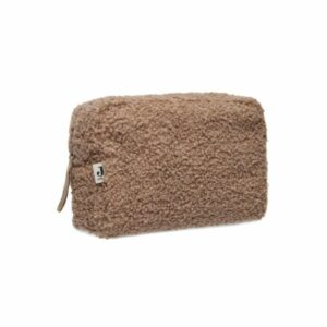 RESERVE ESTHER & GUILLAUME / Trousse de toilette bouclette Biscuit