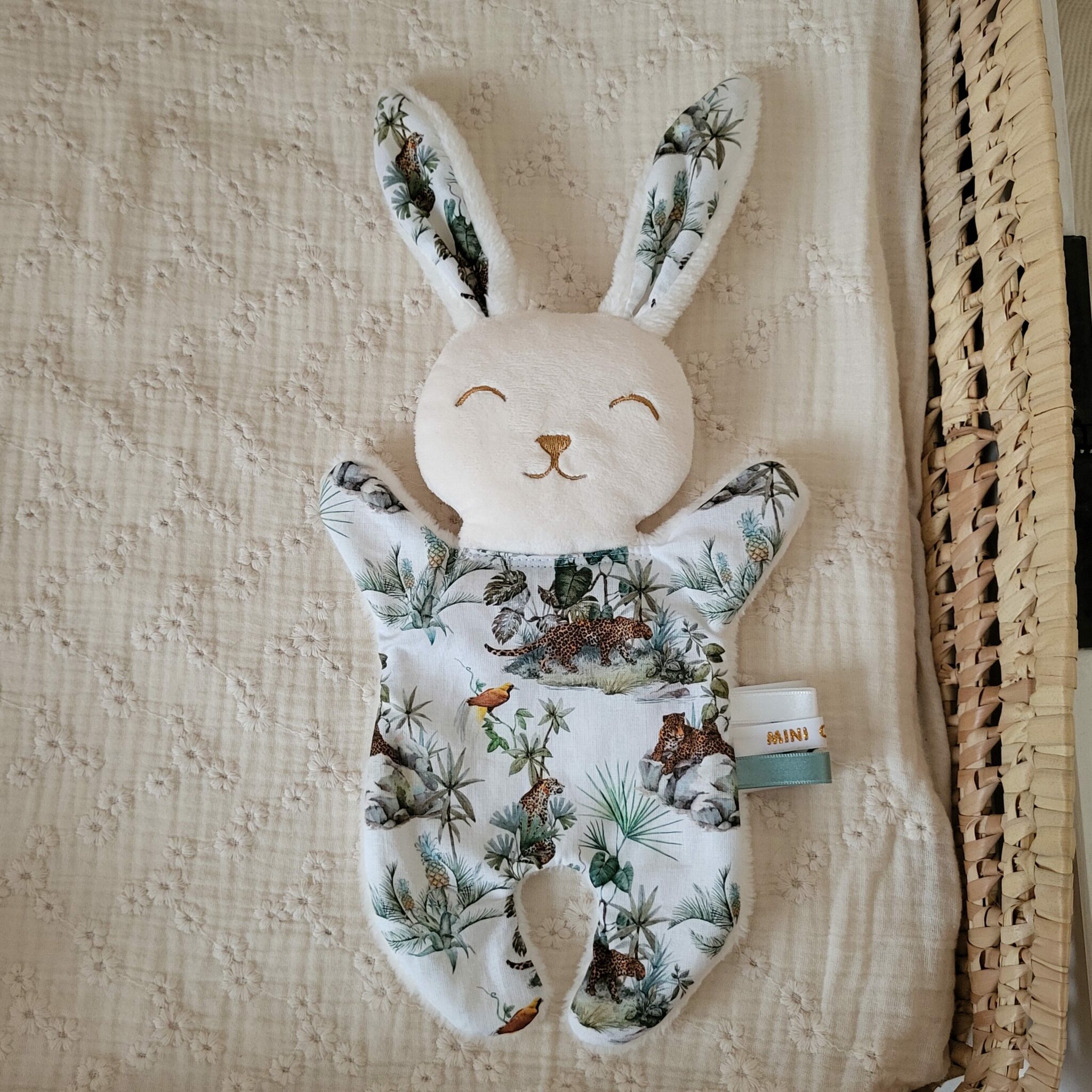 Doudou lapin JUNGLE