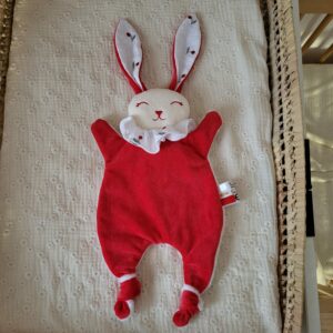 Doudou lapin CERISE (grand modèle)