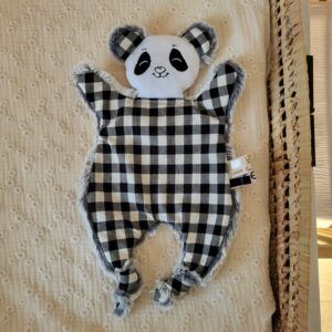 Doudou PANDA fourrure (grand modèle)