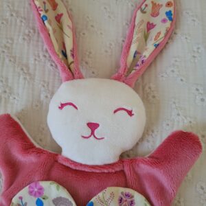 Doudou lapin LICORNE (grand modèle)