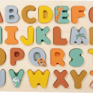 Puzzle ABC “Safari” alphabet en bois