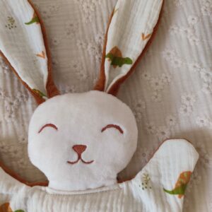 Doudou lapin DINOSAURE
